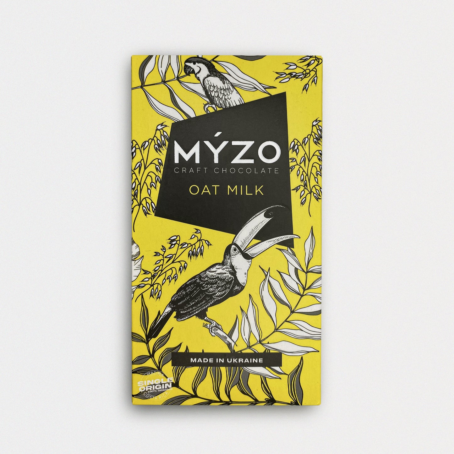 Крафтовий bean-to-bar шоколад з вівсяним молоком - Myzo Chocolate