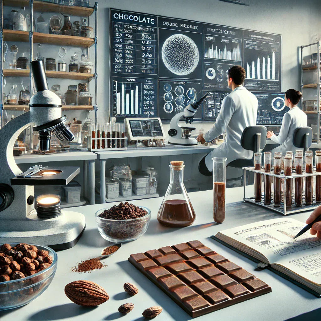 Laboratory studying chocolate