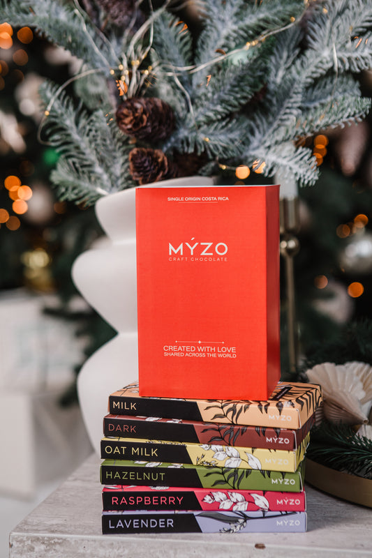 Подарунковий набір MYZO з 6 шоколадок | Bean-to-Bar Fiesta
