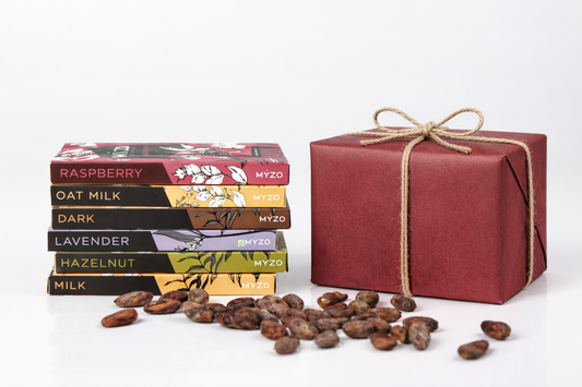MYZO Valentine’s Set — 6 плиток шоколаду, загорнутих з любов’ю - Myzo Chocolate